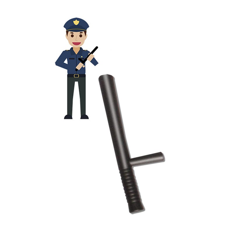 BinaryABC Police Baton Costume Batons Prop Kids Halloween Police Costume Cosplay Accessory Black(11.57 * 1.06inch) - Image 2